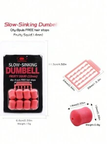 SOUGAYILANG 1box Carp Bait Soft Fishing Lure - Yellow - View 6