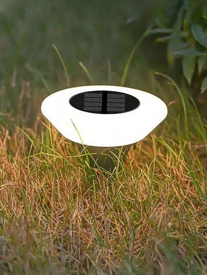 4 Stücke Solarleuchten für den Außenbereich, 360° LED Solarbodenleuchten für den Außenbereich mit Ein-/Ausschalter, Solarlampe für den Garten