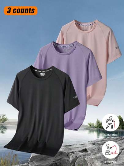 [Primavera/Verano] Camiseta deportiva de mujer de secado rápido, de manga corta, transpirable y ligera para correr y hacer ejercicio
