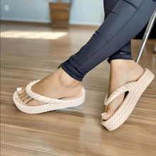 Women's Flip Flop Sandal Braid Cloud Papete