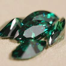 100% Moissanite, Green D Color, Marquise Cut, VVS1 Clarity, Loose Stone, Suitable For Jewelry Making, Comes With GRA Certificate, DIY - Green - View 5