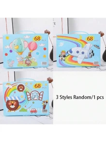 1 Set 42/208 Pcs Colored Pencils Set, Children Painting Brush Gift Box, Washable Crayons, Perfect Gift For Budding Artists, Painting Brush Drawing Supplies, Multi-Color For Various Scenes To Unleash Children's Painting Talent