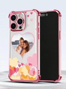 1 Stück individuell gestaltbares Mode-Design Handy-Cover, verchromte vier Ecken stoßfeste TPU Hülle, erfüllt Kundenbedürfnisse! Kompatibel mit iPhone, 11/12/13/14/15/16/PROMAX/A13/A14/A15/A53/A54/A55/S23/S23ultra/S24ultra/S24/Galaxy, Redmi, OPPO, Honor, Tecno Spark Go 2024/ Infinix Smart 8, Moto G30