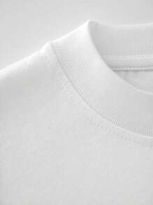 Little Debhee Hee Michael ,Casual Print,Comfortable And Versatile,Letter Pattern Pure Cotton 220g Printed T-Shirt