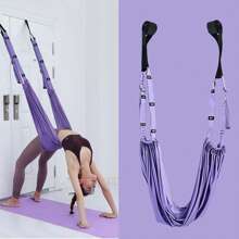 Adjustable Aerial Yoga Strap Handstand Inverted Rope Elastic Stretch Bar And Bends Down To Stretch Rope For Yoga Handstand Training Device - Multicolor - View 2