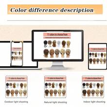 Extensión de cabello sintético rizado y elegante de 11 pulgadas en forma de rosquilla para mujer - Fácil de peinar para uso diario y fiestas