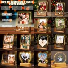 用爱与回忆精心打造。一份倾注您感激之情的礼物，情人节送给女朋友的礼物，送给男朋友的有意义的礼物，一份个性化的照片纪念品。回到学校 - 6寸文字夜燈 - 查看 1