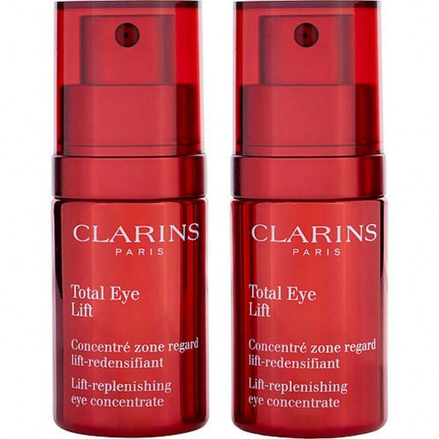 Clarins Cardamom, Thyme, Amalfi Lemon, Caraway, Patchouli Women Total Eye Lift Concentrate Duo --2X15Ml/0.5Oz 1987  0.5 Oz - Clear - View 1