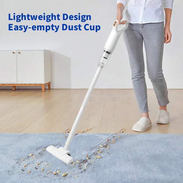 Portable High-Power Vacuum Cleaner, Two-Speed Suction Power Adjustable, High-Power And High-Suction, Car And Household, Suitable For Multiple Scenarios