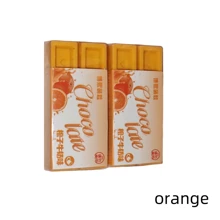 6pcs/2pcs Silky Chocolate Scented Erasers, High-Quality Stationery, Candy Fragrance, Clean No Crumbs - Multicolor - View 6