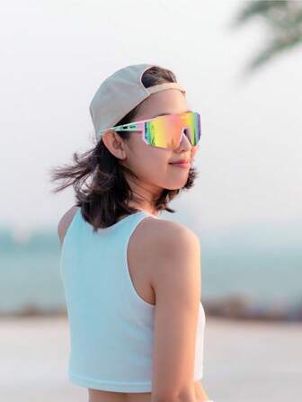  SCVCN Women Cycling Glasses, Cycling Glasess Sports Bike Riding Racing Goggles Suitable For Camping, Golf, Baseball, Mountain And Road Bikes