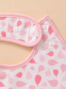 5pcs/Set Soft Absorbent Adjustable Size Baby Bibs