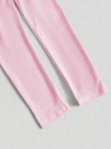 5 件套女童百搭秋冬紧身裤套装，适合春、夏、秋、冬四季、户外活动和日常穿着 - 彩色 - 查看 3