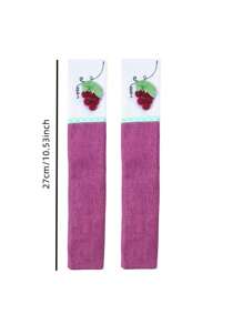 2 szt. Osłona uchwytu lodówki Rękawice na uchwyt lodówki Osłona gałki drzwi Akcesoria do lodówki dwudrzwiowej Premium Fabric Fridge