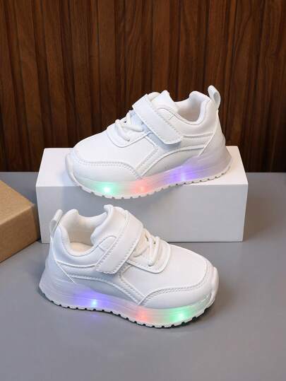 1 Pair Kids Outdoor Sport Shoes, Boys/Girls Toddler Antislip Sneakers, Comfortable Baby Tennis Shoes