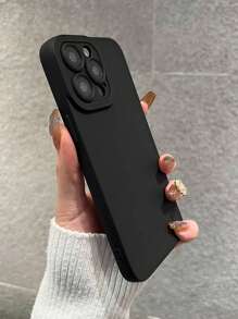 1 pieza Funda de silicona a prueba de golpes con cobertura completa de ojos de ángel compatible con iPhone 15 Pro Max y Galaxy S24 Ultra 5G