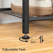 HOOBRO Coat Stand Coat Rack With S Storage  Standing Hall Tree With 9 Hooks S And Coat Rack For Hallway Entryway Metal Frame Sturdy Industrial Rustic Brown And Black EBF80MT01G2 - RusticBrown+Black1 - View 8