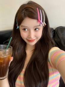 20/10 szt. spinek do włosów na klipsy, do stylizacji niewidocznych grzywek i koron dla kobiet (nadaje się do makijażu osobistego, salonów fryzjerskich, studiów fotograficznych) Spinki do włosów, klamry do włosów, artykuły szkolne