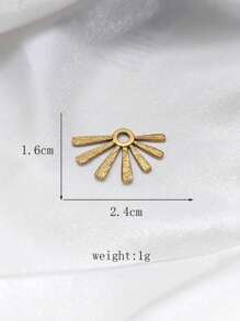 1pc Stainless Steel INS Style Classic Chic Versatile Hollow Pendant, DIY Jewelry Accessory - Hip Hop - View 14