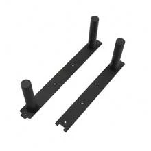 WUPYI Weight Plate Storage Rack, Wall Mounted Holder, Bumper For Home Gym For 1.89" - Black - View 7