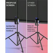 PropVue Projector Screen With Stand 60 Inch - Indoor And Outdoor Projection Screen For Movie Or Office Presentation - 16:9 HD Premium Wrinkle- Tripod Screen - Black-60Inch16:9AspectRatio - View 7