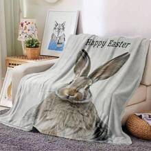 Una pieza de manta de franela personalizada con atmósfera de Pascua, fotografías personalizadas de pareja y familia, fotos de arte personal o fotos y texto personalizados de mascotas, el regalo perfecto para el Día del Padre, el Día de la Madre o los entusiastas de las mascotas