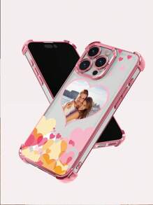 1 Stück individuell gestaltbares Mode-Design Handy-Cover, verchromte vier Ecken stoßfeste TPU Hülle, erfüllt Kundenbedürfnisse! Kompatibel mit iPhone, 11/12/13/14/15/16/PROMAX/A13/A14/A15/A53/A54/A55/S23/S23ultra/S24ultra/S24/Galaxy, Redmi, OPPO, Honor, Tecno Spark Go 2024/ Infinix Smart 8, Moto G30