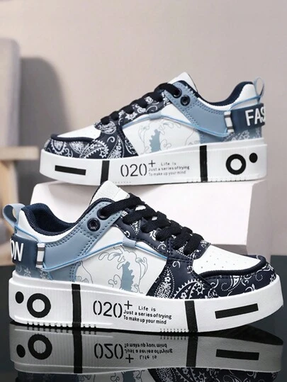 Teenagers' Outdoor High Top/Low Top Fashion Casual Shoes, Comfortable Sports Sneakers, Running Shoes, Skateboard Shoes