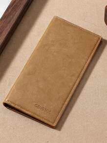2025 New Long Wallet For Men Slim Leather Multi-Function Combo Driver's License And Bifold Wallet Card Holder Wallet Business Card Holder Credit Card Holder Id Card Holder