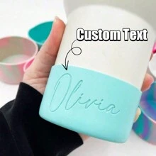 Personalized Tumbler, Personalized Boot Silicone Accessories For Personalized Bottles, Straws, Travel Mugs ID Tags, Unique Luggage Accessories, Cup Accessories Water Bottle