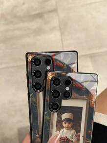 1pc Customized Ramadan Glass Phone Case Compatible With Samsung Galaxy S24/S24 Plus/S24 FE/S24 Ultra/S25/S25 Plus/S25 Ultra And Other Models