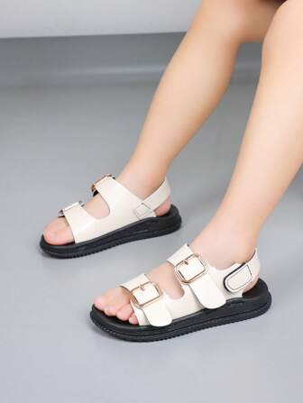 Sandalias deportivas casuales, de moda y lindas para niñas