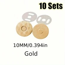 10 Pcs/Pack 10-18mm Thin Magnetic Buttons Bags Magnet Automatic Adsorption Buckle Metal Buttons Snaps Wallet Buttons - Multicolor - View 17