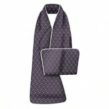 1pc Vintage Floral Print Adult Dining Scarf, Machine Washable, Waterproof And Oilproof Adult Bib, Unisex Clothing Protector, Fashionable Dinning Apron