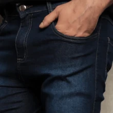 Calça Jeans Masculino Slim Com Elastano Confortavel Basica Trabalho Casual Direto da Fabrica