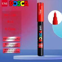 UNI NEW PACKAGE Paint Marker Pen Set And Single PC-1M 3M 5M Water Based Colors Permanent Acrylic Pen Graffiti Art School Supplies
