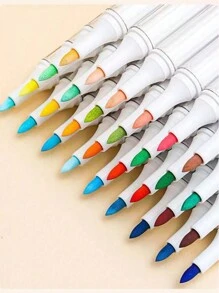 9/144pcs Morandi Acrylic Paint Pens Soft Brush Tip, Calligraphy Markers For Lettering, Card Making, Rocks Painting, Wood, Fabric, Canvas, Ceramic, Glass, DIY Art Crafting, School Supplies