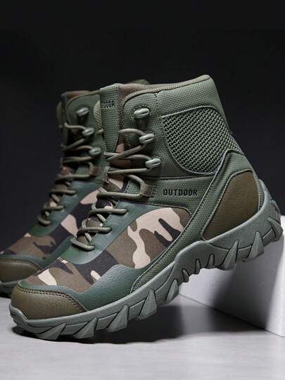 Outdoor Sports Shoes, Hiking Boots, Desert Boots, Boots, Work Boots, Delta Force Mountaineering Shoes, Camping Lightweight Boots, Comfortable High-Top Shoes, Fashionable Hiking Shoes