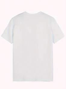 Purple Brand Shirt ,Casual Print,Comfortable And Versatile,Letter Pattern Pure Cotton 220g Printed T-Shirt