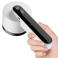 Rasoir à tissu électrique - Efficace, rechargeable USB, écran LED lumineux, un outil efficace pour éliminer les peluches et les boulochages. Compact et portable, un coupe-peluches multifonctionnel. Convient pour les vêtements, la literie, le mobilier, les tapis, les canapés. Produits de nettoyage essentiels, gadgets de nettoyage innovants.