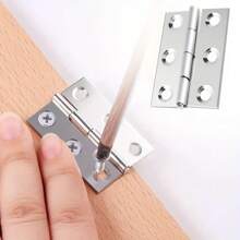 10 Pcs Stainless Steel Metal Cabinet/Window Hinges