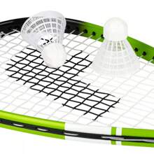 Juego de raquetas + volantes de crossminton - Juego de 2 raquetas de bádminton de velocidad + volantes - Juego de bádminton de velocidad profesional divertido para el patio y la playa - Multicolor - Ver 6