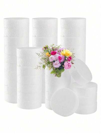 10/5/3/1 piezas de espuma sólida blanca, bloques de espuma para arreglos florales con flores frescas y artificiales, se pueden usar para decoración de bodas, arreglos florales DIY, decoración de fiestas, decoración de jardines, decoración de centros comerciales