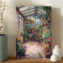 Wall Plant Art - Unique Views Of Tropical Exotic Plants & Potted Flowers,Festive Touch For Valentine's And New Year