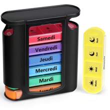 (3 pièces/set) Boîte à prothèses dentaires en forme de pomme avec boîte à prothèses dentaires suspendue à l'intérieur et boîte de rangement pour prothèses dentaires, sac à médicaments, trousse de premiers soins portable, boîte à pilules mignonne, pour les vacances, les voyages, le camping, un organiseur de pilules