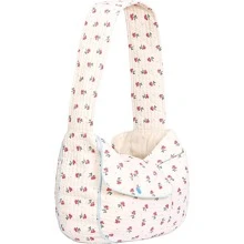 1 Stück Haustier Katze Hund Blumen Design Schulter Umhängetasche Rucksack Transportbox, Hund Ausflug Hund Zubehör, Welpen Transporter, Katzen Transporter, Hunde Tasche