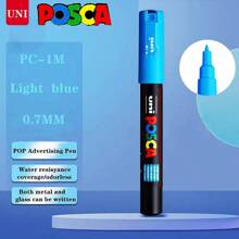UNI NEW PACKAGE Paint Marker Pen Set And Single PC-1M 3M 5M Water Based Colors Permanent Acrylic Pen Graffiti Art School Supplies