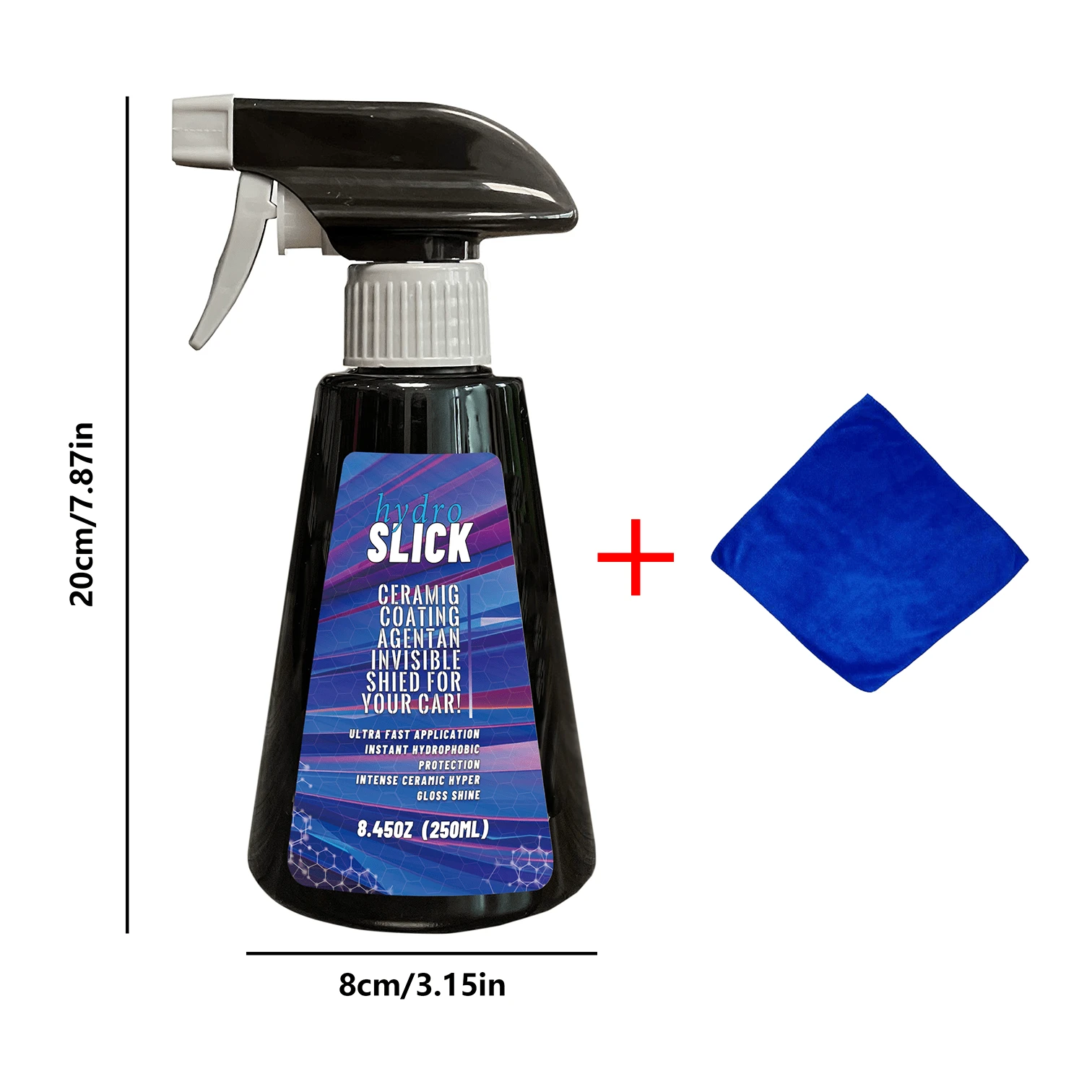 Restauration Plastique Auto Noire Restaurateur En Plastique FadeFix Nexa - Nettoyant Pour Garnitures Et Restauration Plastique Délavé Binzaki
