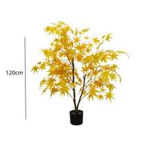 Kunstmatige esdoorn 120cm/150cm/180cm Kunstplant Kunstmatige esdoorn Winterharde kunstplanten Grote kunstplant in pot voor binnen buiten Thuiskantoor Tuin Moderne decoratie