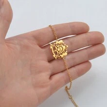 1 chiếc vòng tay Maroc dành cho phụ nữ và trẻ em gái trang sức Maroc vòng tay quyến rũ bằng thép không gỉ - Nhiều màu - Xem 3